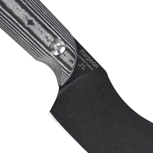 Kizer Harpoon Silver Black Micarta (1040) 6 Kizer Harpoon Silver Black Micarta (1040) - Image 6