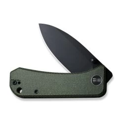 WE Knife Co Banter Green Micarta Black (2004J) -CRKT Store 2004J WE Knife Co Banter Green Micarta WE220128 6 95454.1660075339