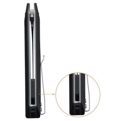 Black Tusk Boulder 2 Micarta Black Combination Edge (2BO45M-BLK50) -CRKT Store 2BO45M BLK50 Black Tusk Boulder 2 Micarta Black Combo 888633 6 94961.1669771094