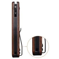 Black Tusk Mini Bomber 2 Mkuruti Wood (2BOM375-WD) -CRKT Store 2BOM375 WD Black Tusk Mini Bomber 2 Wood 888645 6 43848.1669924890