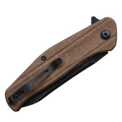 Black Tusk Mini Bomber 2 Micarta Brown (2BOM375M-BRN) -CRKT Store 2BOM375M BRN Black Tusk Mini Bomber 2 Micarta Brown 888646 5 23485.1669924204