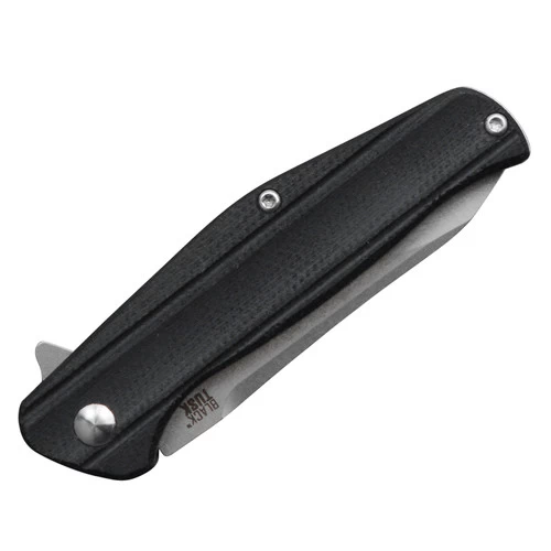 Black Tusk Mini Bomber 2 Micarta Black (2BOM375M-BW) - Image 3