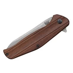 Black Tusk Bomber 2 Mkuruti Wood (2BOM45-WD) -CRKT Store 2BOM45 WD Black Tusk Bomber 2 Wood 888632 4 48788.1669769670