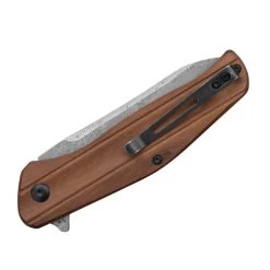 Black Tusk Bomber 2 Mkuruti Wood (2BOM45-WD) -CRKT Store 2BOM45 WD Black Tusk Bomber 2 Wood 888632 5 64652.1669769673