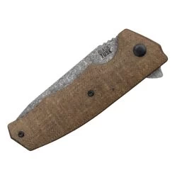 Black Tusk Mesa 2 Micarta Brown Damascus Clad (2MES413G-MI) -CRKT Store 2MES413G MI Black Tusk Mesa 2 Vg10 Micarta Brown 888664 4 98202.1669923849