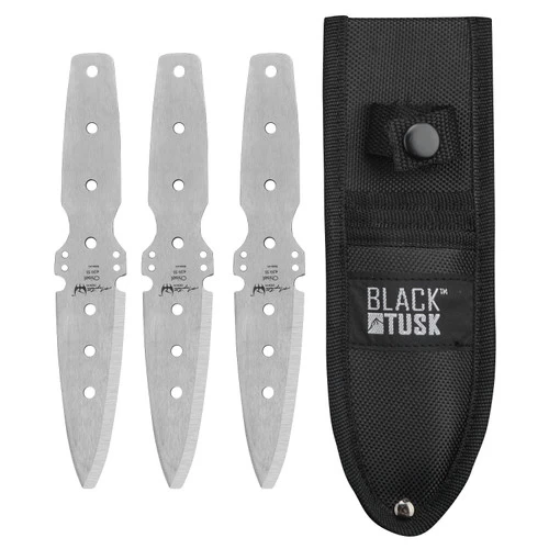 Black Tusk Chisel Throwing Knife 7" 3pc (8000-01) 5 Black Tusk Chisel Throwing Knife 7" 3pc (8000-01) - Image 5