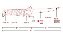 Bubba Tapered Flex Fillet Knife 7" (BUB17F) -CRKT Store BUB17F Bubba Tapered Flex 7 BL22007 4 16314.1651172933