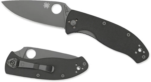 Spyderco Tenacious Black G10 Black Blade (C122GBBKP) 1 Spyderco Tenacious Black G10 Black Blade (C122GBBKP)