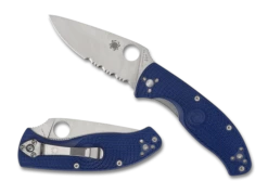 Spyderco Tenacious Blue FRN Combination Edge (C122PSBL)