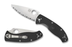 Spyderco Tenacious Black FRN Serrated (C122SBK)