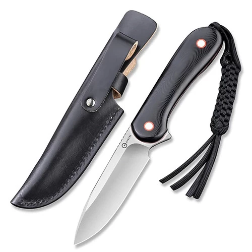 CIVIVI Fixed Blade Elementum Black Red G10 (C2104A) - Image 4