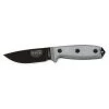 ESEE-3 Black Plain Edge Micarta With Brown Sheath (ESEE-3P)