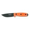 ESEE-3 OD Green Serrated Orange G10 With Black Sheath (ESEE-3S-OD)
