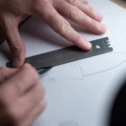 Knafs Titanium Ruler + Knife Angle Finder Gold (KNAFS-00023) -CRKT Store KNAFS 00014 Knafs Titanium Ruler Knife Angle Finder KN21007 4 69958.1619810232