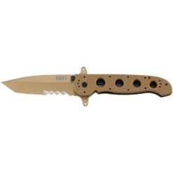 CRKT M16-14DSFG Desert Tan Tanto With Veff Serrations (M16-14DSFG)