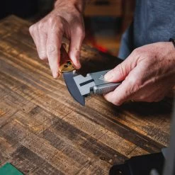 Work Sharp Professional Precision Adjust Knife Sharpener (WSBCHPAJ-PRO-I) -CRKT Store PRO Precision Adjust V Block Clamp EDC 4 72286.1683145994