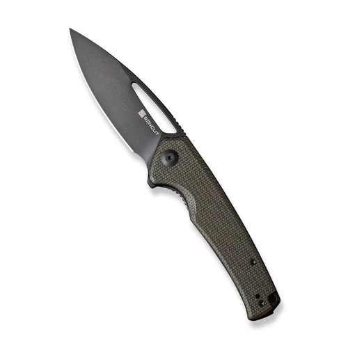 SENCUT Mims Dark Green Micarta (S21013-3) 1 SENCUT Mims Dark Green Micarta (S21013-3)