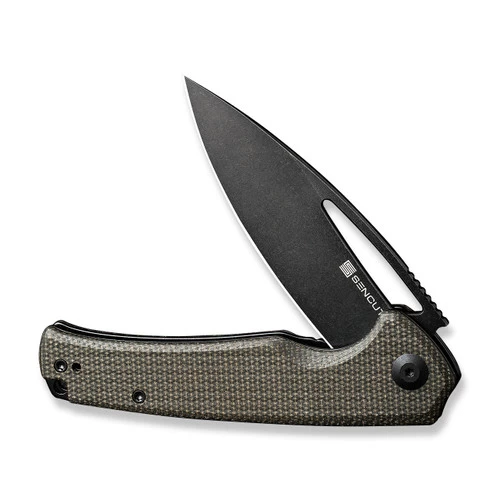 SENCUT Mims Dark Green Micarta (S21013-3) 3 SENCUT Mims Dark Green Micarta (S21013-3) - Image 3