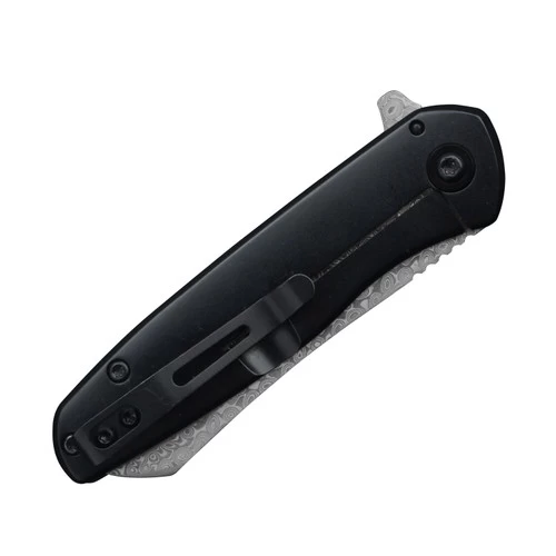 Black Tusk Turnpike Micarta Brown Damascus Clad (TU35-MI) - Image 5