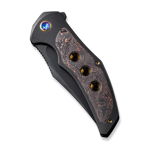WE Knife Co Magnetron Titanium Black Copper Foil Carbon Fiber (WE18058-3) 4 WE Knife Co Magnetron Titanium Black Copper Foil Carbon Fiber (WE18058-3) - Image 4