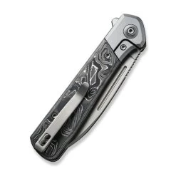 WE Knife Co Soothsayer Grey Titanium Aluminum Foil Carbon Fiber (WE20050-3) -CRKT Store WE20050 3 WE Knife Co Soothsayer Grey TI Aluminum Foil CF WE220114 7 01092.1660066039