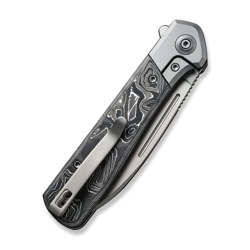 WE Knife Co Soothsayer Grey Titanium Aluminum Foil Carbon Fiber (WE20050-3) - Image 5