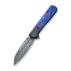 WE Knife Co Soothsayer Black Titanium Timascus Damasteel (WE20050-DS1)