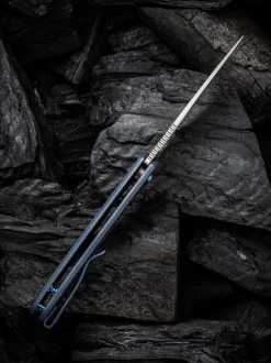 WE Knife Co. Beacon Titanium Blue (WE20061B-2) -CRKT Store WE20061B 2 WE Beacon Blue Titanium WE210303 3 34321.1638906460