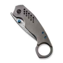 WE Knife Co Envisage Titanium Grey Damasteel (WE22013-DS1) -CRKT Store WE22013 DS1 WE Envisage Damasteel WE230060 4 51115.1685140560