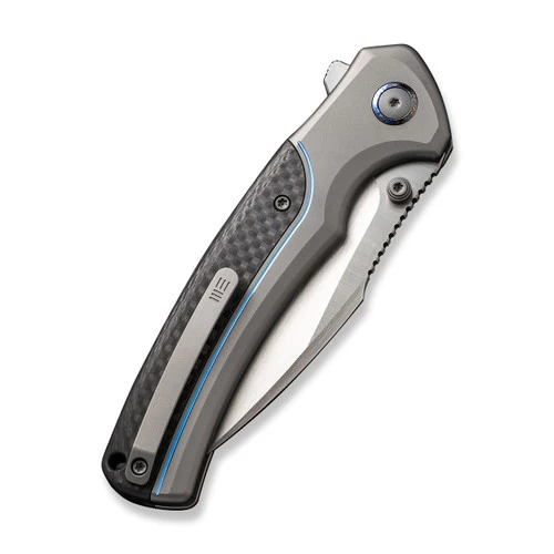WE Knife Co Limited Edition Ziffius Grey Titanium Black Twill Carbon Fiber (WE22024A-2) - Image 5