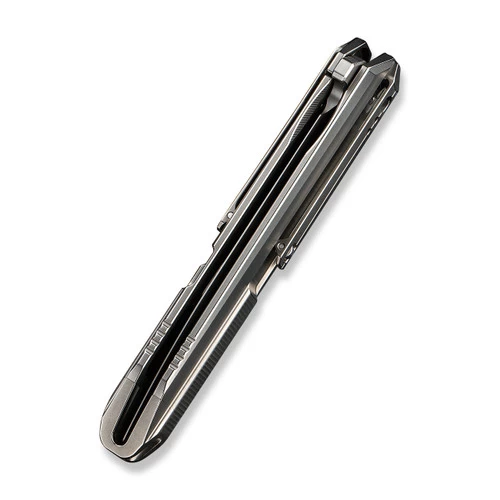 WE Knife Co Diatomic Polished Bead Blasted Titanium (WE22032-2) 6 WE Knife Co Diatomic Polished Bead Blasted Titanium (WE22032-2) - Image 6