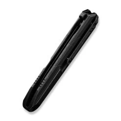 WE Knife Co Diatomic Etching Pattern Titanium Black (WE22032-4) -CRKT Store WE22032 4 WE Diatomic Black Etched WE230054 6 08025.1685136389