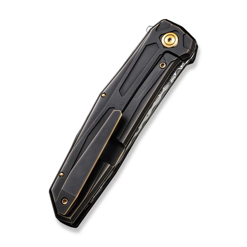 WE Knife Co Shadowfire Bronze Black Damasteel (WE22035-DS1) 5 WE Knife Co Shadowfire Bronze Black Damasteel (WE22035-DS1) - Image 5